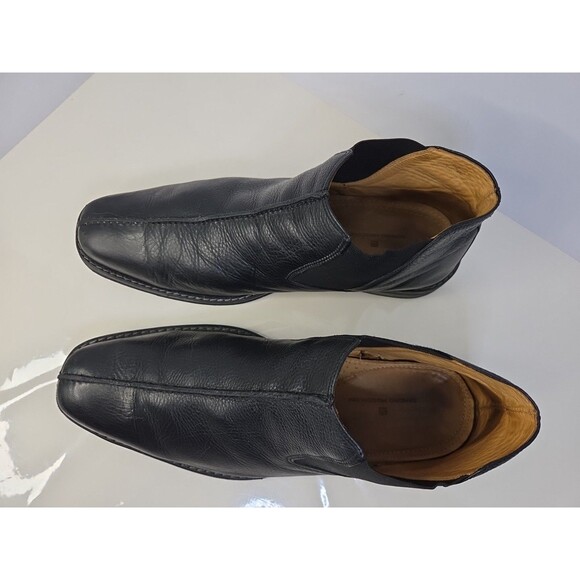 Sandro Moscolini Mens Soft Black Leather Ankle Boots Chukka Sz 14 D Great Cond - Picture 2 of 13